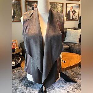 Kut from the Kloth Gray Waterfall Vest